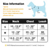 French Bulldog Harness Leash And Collar Set Printed No Pull Dog Harness Vest Leash Collar Set For Small Medium Large Dogs