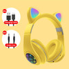 Cute Cat Earphones Wireless Headphones Muisc Stereo Cascos Headphones With Microphone Children Daughter Earpieces Headset Gift