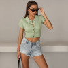 Easebug Short-sleeved T-shirt Slim Knit