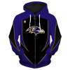 3d arrow casual zipper hoodie