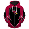 3d arrow casual zipper hoodie