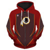 3d arrow casual zipper hoodie