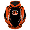 3d arrow casual zipper hoodie