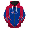 3d arrow casual zipper hoodie