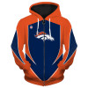 3d arrow casual zipper hoodie