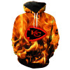Berry Strong - Kansas City Chiefs Fire Hoodies 3D