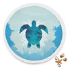 Round Beach Blanket Turtle Lovers