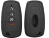 Silicone Protective 4 Button Smart Key Fob cover case for Ford Edge, Explorer Taurus Flex Escape Mustang [SKU: FRDS4H]