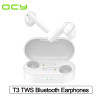 QCY T3 TWS Wireless Earphones Bluetooth V5.0 Waterproof Fingerprint Touch 3D Stereo Headphones Dual-Mic Noise Cancelling Earphones
