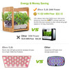 Indoor Gardening Kit Hydroponics Growing System Kit w/LED Plant Grow Light,Nature Bamboo Frame,Hydroponics Indoor Gardening Kit Herb Seed Pod Kit, Nutrients,Seeds Not Included -12 Plants,IDEER LIFE
