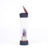 Natural Gem Stone Crystal  Double Glazing  Water Bottle gem water bottle Point Wand Infused Elixir