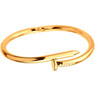2019 Simple Titanium Steel Stainless Steel Nails Bracelet Silver Gold Bracelets Bangles Punk for Women Men Best Gift Jewelry