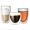 1 Pcs Heat-resistant Double Wall Glass Cup Beer Coffee Cup Set Handmade Creative Beer Mug Tea glass Whiskey Glass Cups Drinkware