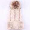 Women Fashion Keep Warm Winter Hats Knitted Wool Hemming Hat