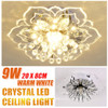Modern Lamp Modern Crystal LED Ceiling Light Fixture Pendant Lamp Lighting Chandelier【6 Types】