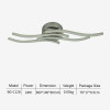 Modern Lamp Modern Crystal LED Ceiling Light Fixture Pendant Lamp Lighting Chandelier【6 Types】
