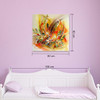 Oil Painting Hand Painted - Floral / Botanical Modern Stretched Canvas #6779920 Oil Painting Hand Painted - Floral / Botanical Modern Stretched Canvas #6779920