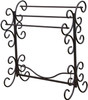 Black With Bronze Rub Blanket Rack 35.5"h Bedspread Bedding Display Quilt Stand