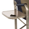 Kamp-Rite CC105 Tailgating Camp Folding Directors Chair with Side Table (2 Pack)