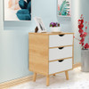 Nightstand Table Storage Cabinet Tall Table Bedroom Living Room 2 or 3 Drawers