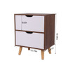 Nightstand Table Storage Cabinet Tall Table Bedroom Living Room 2 or 3 Drawers
