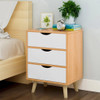 Nightstand Table Storage Cabinet Tall Table Bedroom Living Room 2 or 3 Drawers