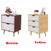 Nightstand Table Storage Cabinet Tall Table Bedroom Living Room 2 or 3 Drawers