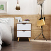 Nightstand Table Storage Cabinet Tall Table Bedroom Living Room 2 or 3 Drawers