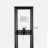 Home Decoration Floor Lamp Fabric Shade Light Shelf Organizer Storage Bedroom Living Room Furniture