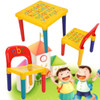 Kids Children Furniture Table and Chair Set Play Room Bedroom Alphabet Design