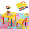 Kids Children Furniture Table and Chair Set Play Room Bedroom Alphabet Design