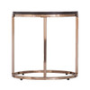 Silver Orchid Belle Round 3-piece Nesting Coffee Table Set - Espresso/Champagne
