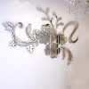 3D Mirror Flower Removable Wall Sticker Art Acrylic Mural Decal Wall Home Decor