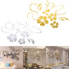 3D Mirror Flower Removable Wall Sticker Art Acrylic Mural Decal Wall Home Decor