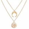 Multi-layer Coin Chain Choker Necklace