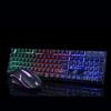 Gaming Mechanical Keyboard Blue Red Switch 87key RU/US Wired Keyboard Anti-ghosting RGB/ Mix Backlit LED USB For Gamer PC Laptop