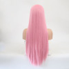 Long Silky Straight Hair Synthetic Lace Front Wig
