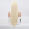 Long Silky Straight Hair Synthetic Lace Front Wig