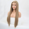 Long Silky Straight Hair Synthetic Lace Front Wig