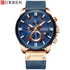 CURREN Watch Chronograph Sport Mens Watches Quartz Clock Leather Male Wristwatch Relogio Masculino Fashion Gift for Men CURREN Watch Chronograph Sport Mens Watches Quartz Clock Leather Male Wristwatch Relogio Masculino Fashion Gift for Men