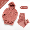 Women's Pajama Set Warm Flannel Pajamas Sleepwear Homewear Thick Winter Velvet Female Plush Pyjamas Suit Sweatshirt Hoodies