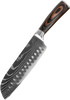 10-Piece Kitchen Knife Set - Laser Damascus Pattern