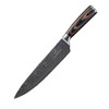 10-Piece Kitchen Knife Set - Laser Damascus Pattern