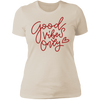 Good Vibes Only  Ladies' Boyfriend T-Shirt