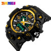 SKMEI New S Shock Men Sports Watches Big Dial Quartz Digital Watch For Men Luxury Brand LED Military Waterproof Men Wristwatches