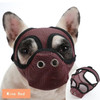 Short Snout Dog Muzzles Anti Biting Adjustable Prevent Chewing Barking Dogs Mask French Bulldog Pug Breathable Mesh Pet Mask