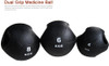 Dual grip Rubber Medicine Ball