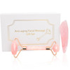 Jade Roller Rose Quartz Roller Slimming Face Massager Double Heads Face Rollers Stone Gua Sha Massage Rollers Face Lifting
