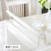 Soft Glass Tablecloth Transparency table cloth Waterproof Oilproof cover for rectangular table 1.0mm