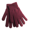 Winter Ribbed Knitted Fingered Gloves